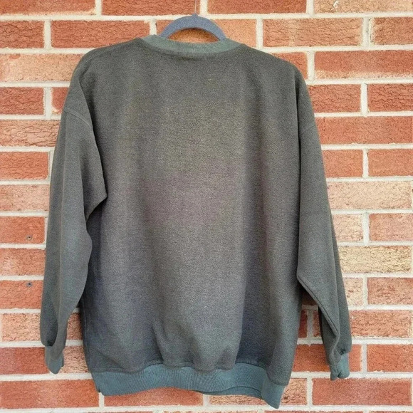 Vintage Northern Reflections Sweatshirt Women's Size Med Embroidered Cabin 90's - Picture 2 of 8